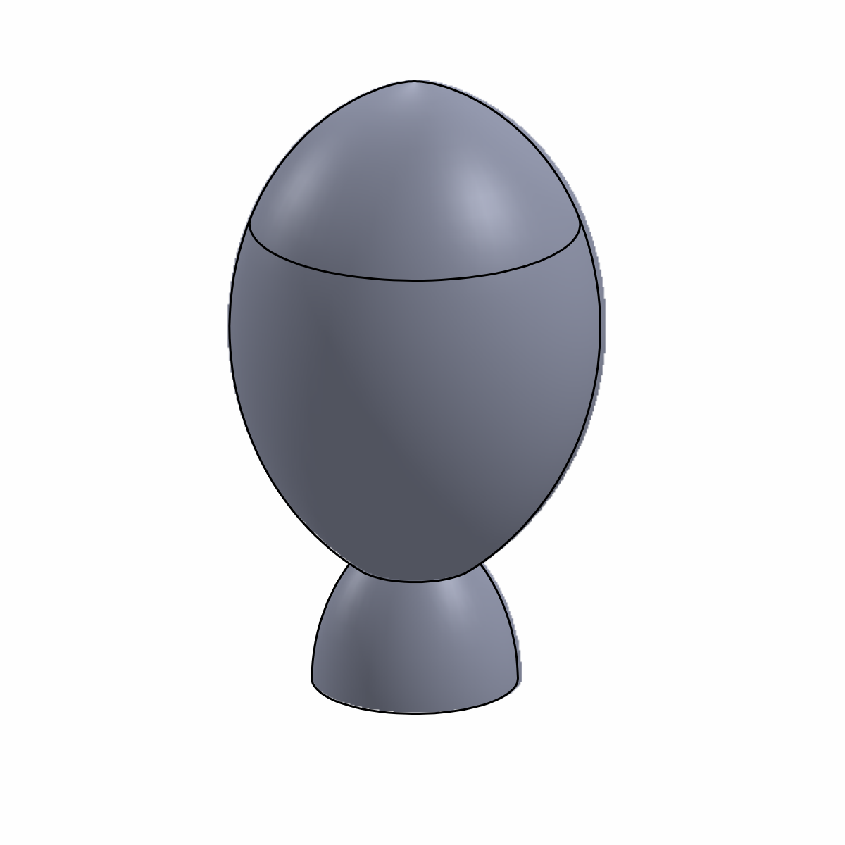Egg Knob (H 30 mm)